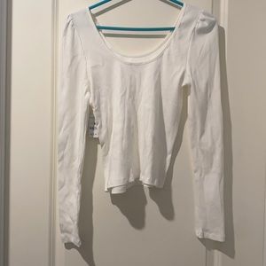 Basic white long sleeve